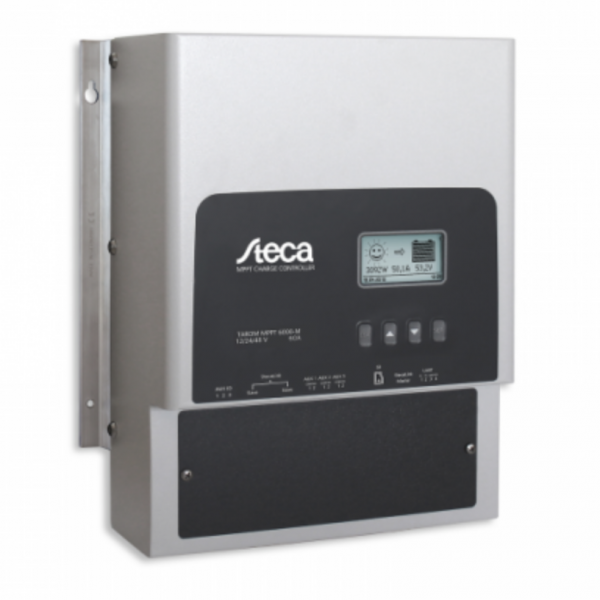 steca tarom 60a mppt solar controller (m-type) with two mppt solar trackers / inputs for an off-grid solar system
