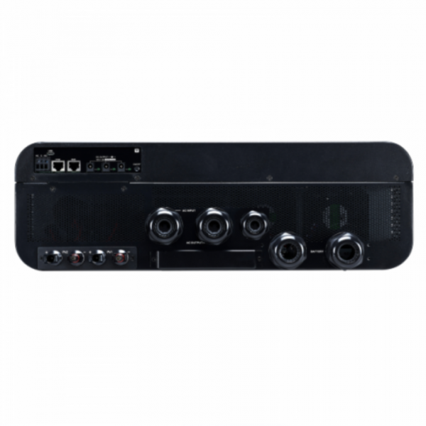 iconica 11000w 48v hybrid pure sine wave inverter with combined 11000w dual-input solar mppt controller, 150a solar charging current, 150a mains battery charger, dual ac inputs, parallel capability and inbuilt wi-fi mobile monitoring (no battery required)