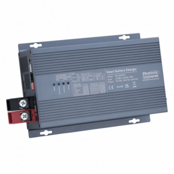 30a 12v smart automatic multi-stage mains battery charger for lead acid and lithium batteries BC1230PRO