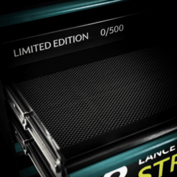 Aston Martin Aramco Formula One® Team x JCB 42” Steel 11 Drawer Roller Cabinet with Hardwood Worktop | Limited Edition