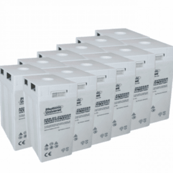 2.4Kw 24V Complete Off-Grid Solar Power System With 8 X 300W Solar Panels, 3Kw Hybrid Inverter And A 12Kwh Battery Bank