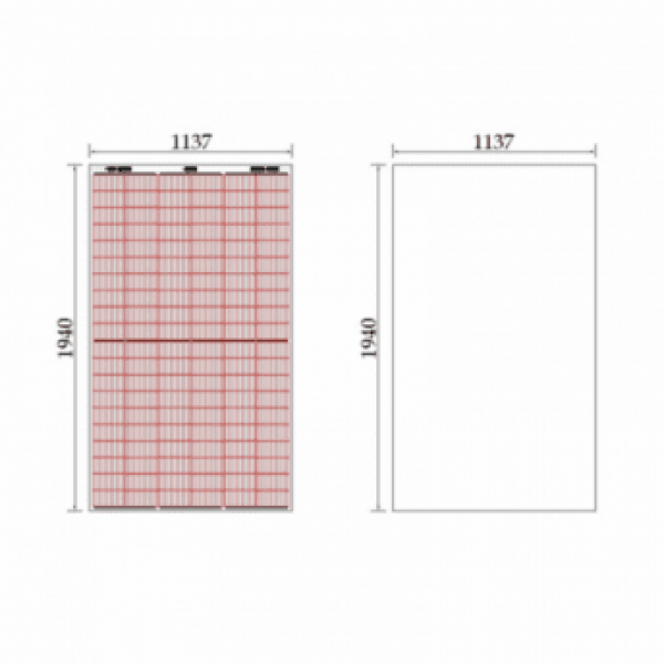440W MCS Certified Semi-Flexible Solar Panel Top Junction Box