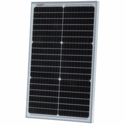 40W 12V Monocrystalline Solar Panel With 90Cm Cable