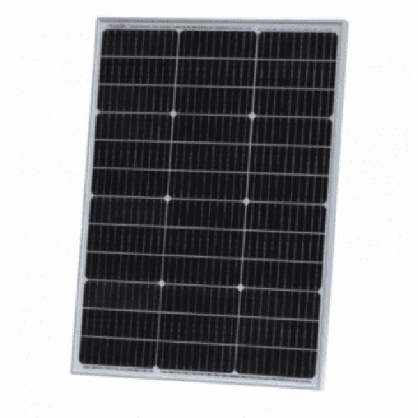 80W 12V Monocrystalline Solar Panel With 90Cm Cable