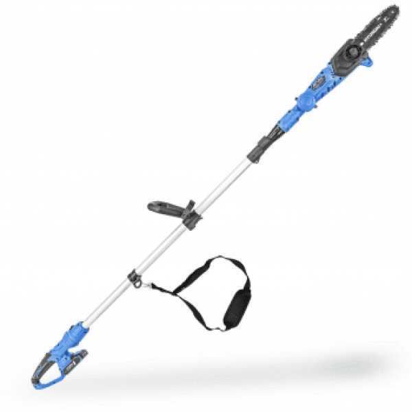 Hyundai 20V Cordless Pole Saw, 2Ah Battery and Charger, Lightweight and Telescopic reach | HY20CPS
