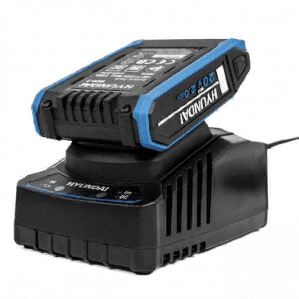 Hyundai 2Ah Li-Ion Battery and 2A Charger Kit for 2nd Generation 20v Range | BI20-2/C20-2