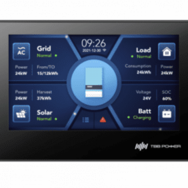 TBB Power 3.52Kw 48V Complete Off-Grid Solar Power System With 8 X 430W Sharp Solar Panels, 5Kw TBB Power Riiosun Hybrid Inverter And 3 X TBB Power Es100Ii 105Ah Batteries With Mounting Brackets