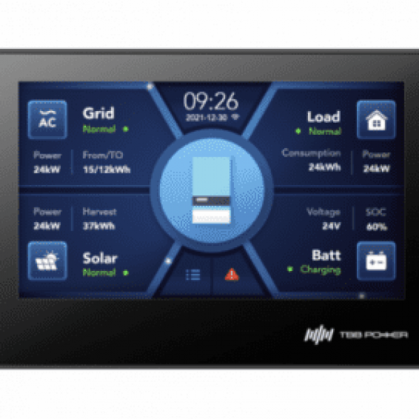 TBB Power 6.56Kw 48V Complete Off-Grid Solar Power System With 16 X 410W Sharp Solar Panels, 8Kw TBB Power Riiosun Hybrid Inverter And 4 X TBB Power Es100Ii 105Ah Batteries With Ip65 Cabinet
