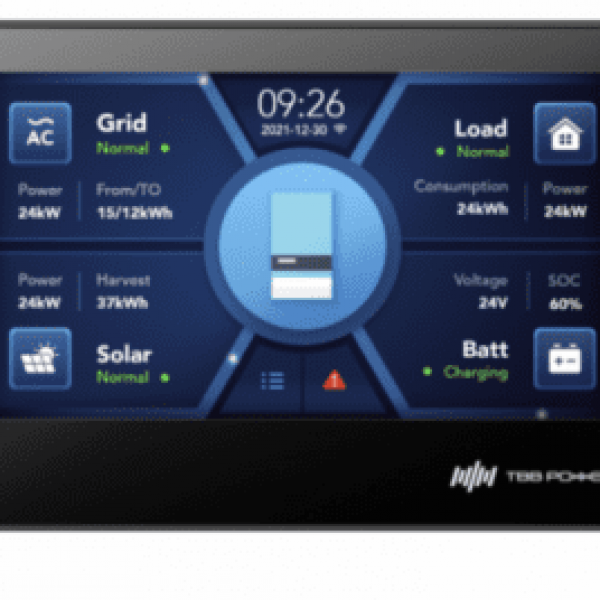 TBB Power 10.32Kw 48V Complete Off-Grid Solar Power System With 24 X 430W Sharp Solar Panels, 2 X 5Kw TBB Power Riiosun Hybrid Inverter And 4 X TBB Power Es100Ii 105Ah Batteries With Ip65 Cabinet