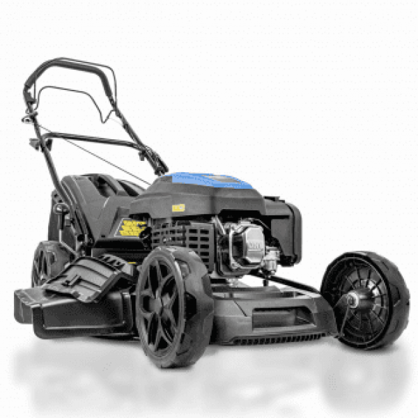 Hyundai 20’’ / 51cm Black Edition Self-Propelled Petrol Lawnmower, 200cc, 4-in-1 Cutting Options; Side and Rear Discharge, 60L Collect, Mulch | HYM20200SP