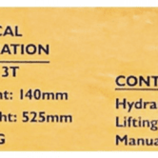 JCB 3 Tonne Hydraulic Long Trolley Jack, Heavy-duty, 525mm Max. Lift | JCB-T830028