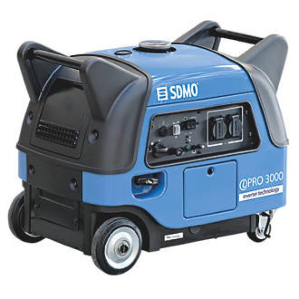 SDMO iPro 3000E Electric Start Petrol 3000W Invertor Generator Powered by Yamaha