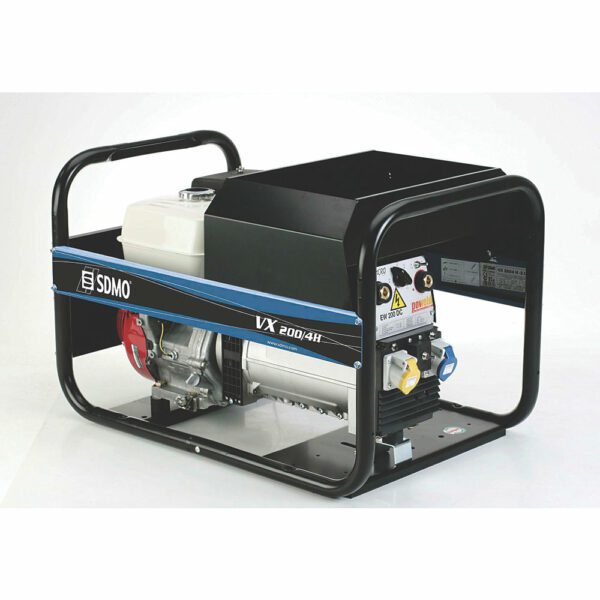 SDMO VX200-4H UK Honda Powered 4kW Petrol Welder Generator