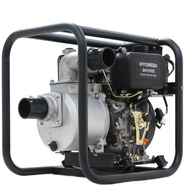 Hyundai 80mm 3" Electric Start Diesel Water Pump DHY80E