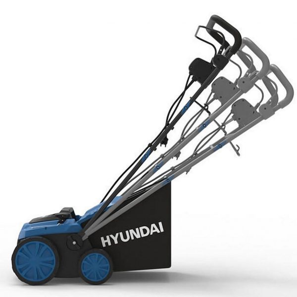Hyundai 14” / 36cm 2 - in - 1 1600W Electric Lawn Scarifier and Aerator with 45L Collection Bag | HYSC1600E