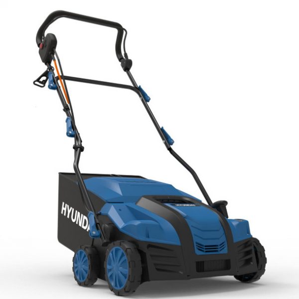 Hyundai 2000W 16” / 40cm Artificial Grass Sweeper, Multi-Use Brush & 55L Collection Bag | HYSW2000E