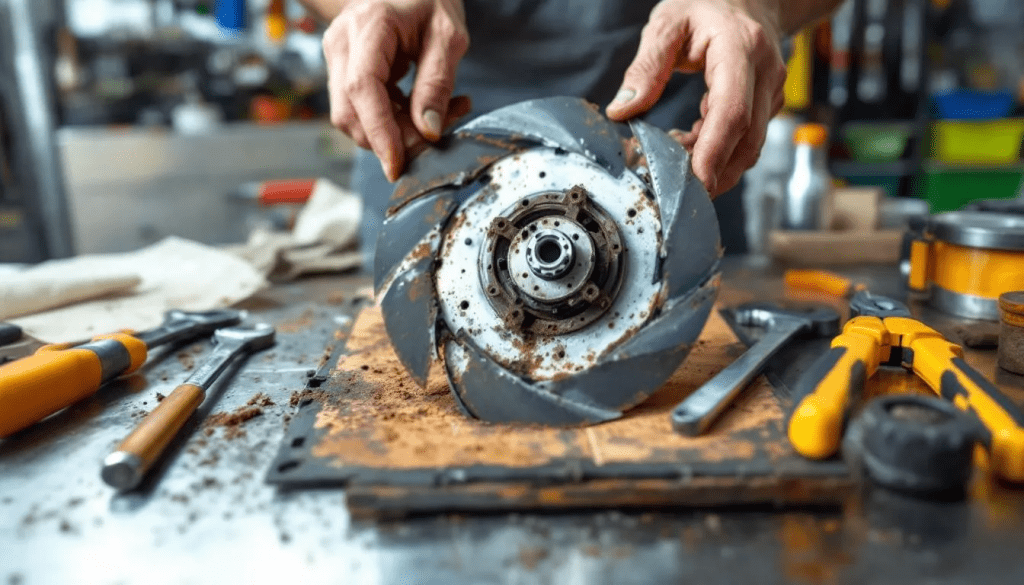 remove the old blade