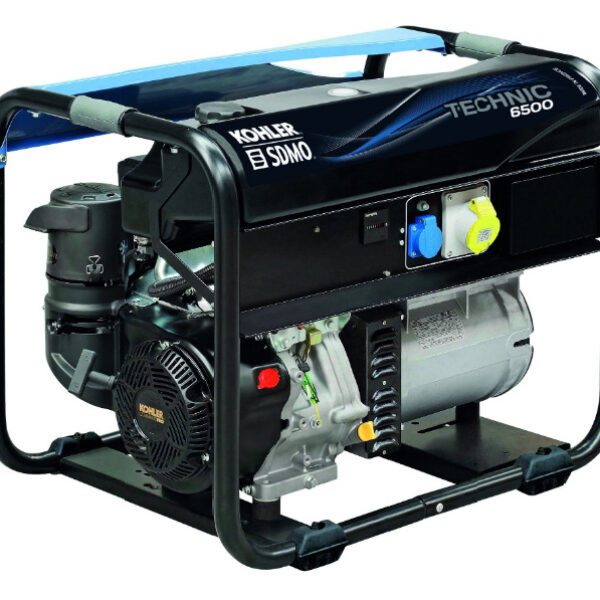 Kohler SDMO Technic 6500 UK 6500W Long Run Petrol Generator