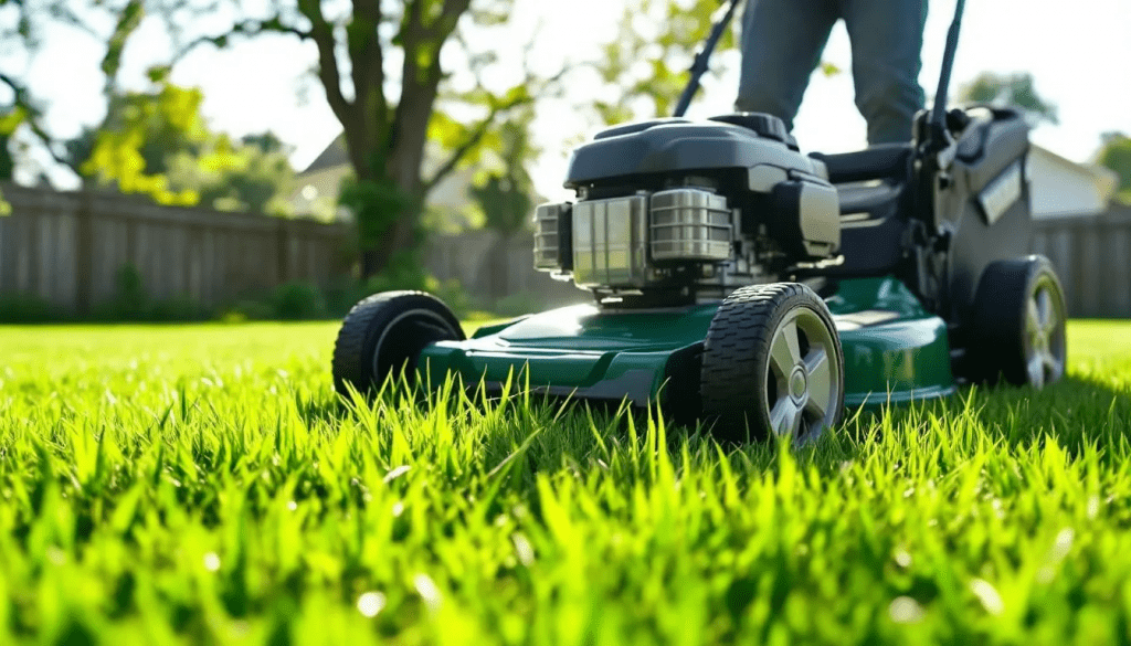 test the lawn mower